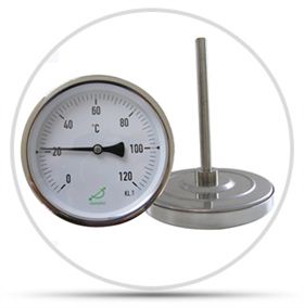 無牙雙金屬溫度計
