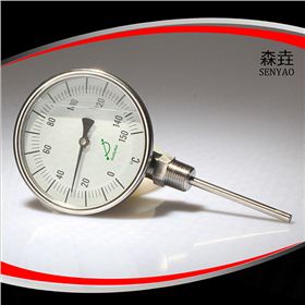 雙金屬溫度計的尾管是指哪一部分？