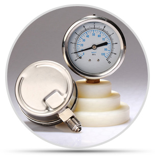 63mm徑向充油壓力表