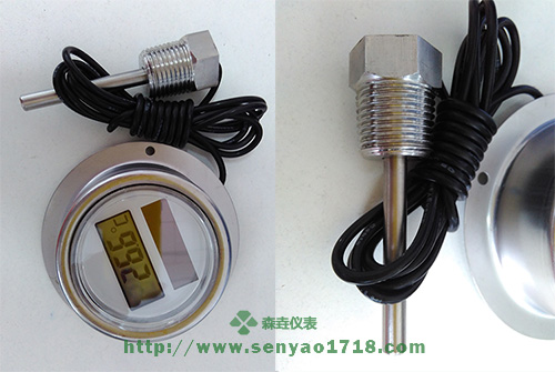 螺紋安裝太陽能電子溫度計成功案例 螺紋安裝太陽能電子溫度計成功案例