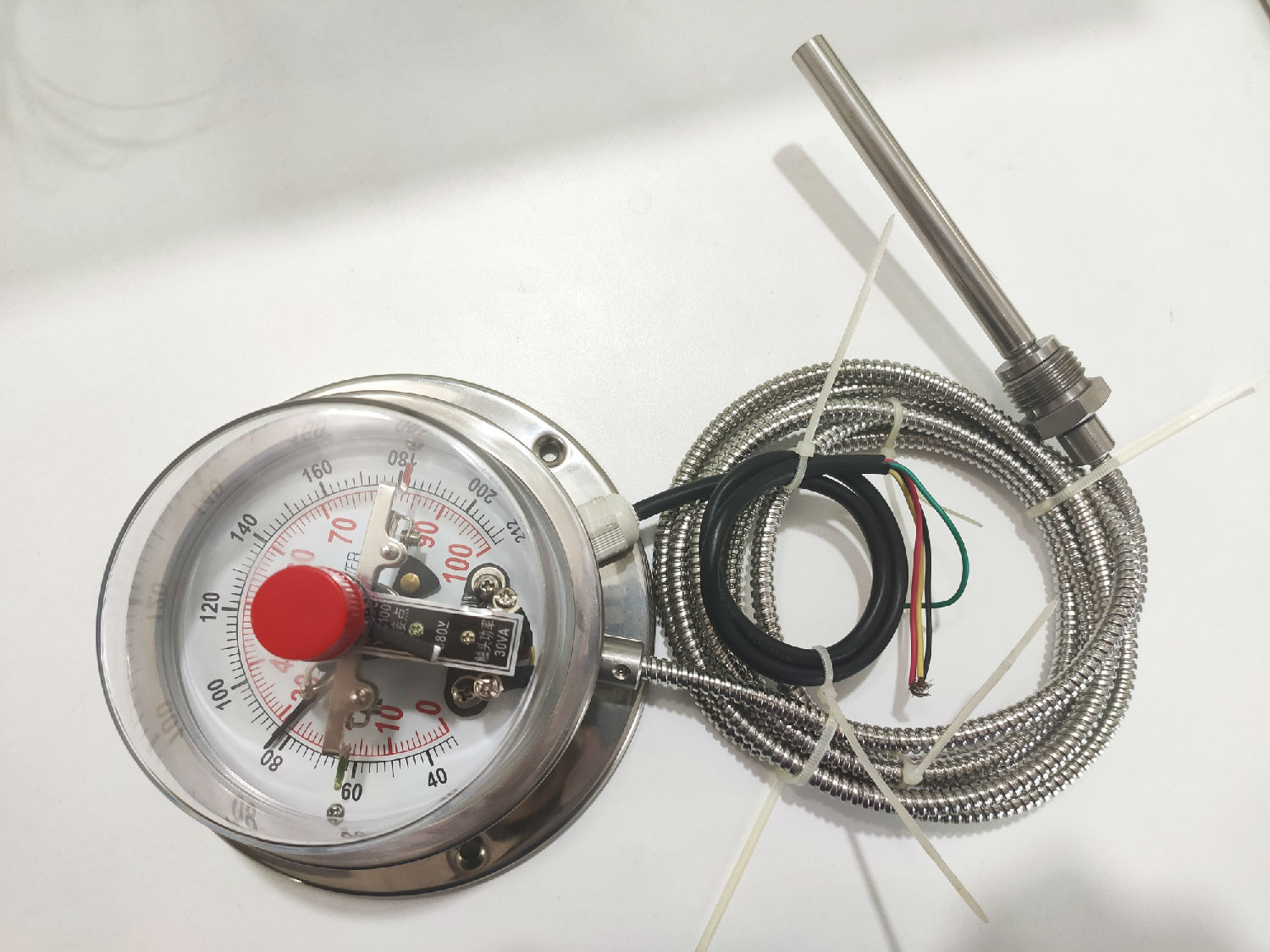 電接點雙金屬溫度計 電接點雙金屬溫度計