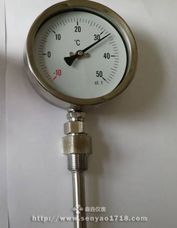 WSS-411雙金屬溫度計感溫管長度 WSS-411雙金屬溫度計感溫管長度