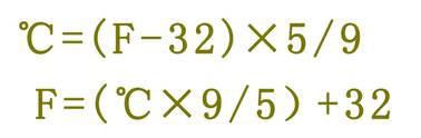 ℃ 和°F溫度哪個高？