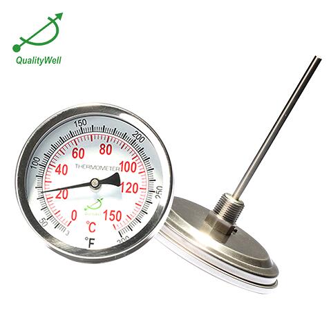 軸向型雙金屬溫度計可以做可動外螺紋接頭嗎? 軸向型雙金屬溫度計可以做可動外螺紋接頭嗎?