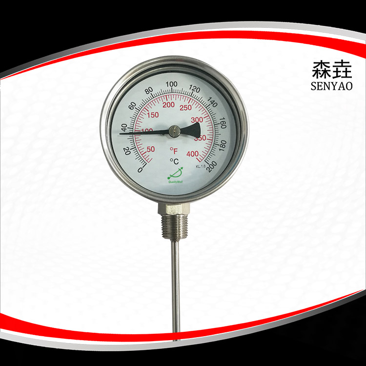 高殼徑向型可拆上蓋圈雙金屬溫度計 型號:I400D 高殼徑向型可拆上蓋圈雙金屬溫度計 型號:I400D