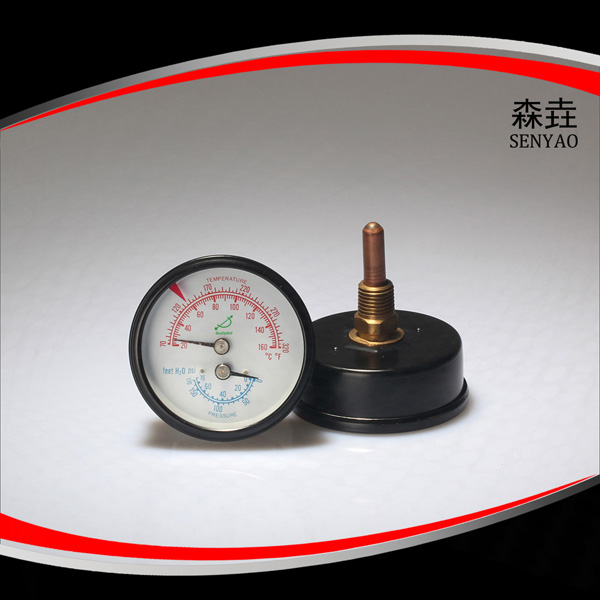 溫度壓力一體表  型號:WHT-12S 溫度壓力一體表  型號:WHT-12S