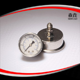 軸向全鋼充油壓力表 型號:PG221BHNCGS 軸向全鋼充油壓力表 型號:PG221BHNCGS