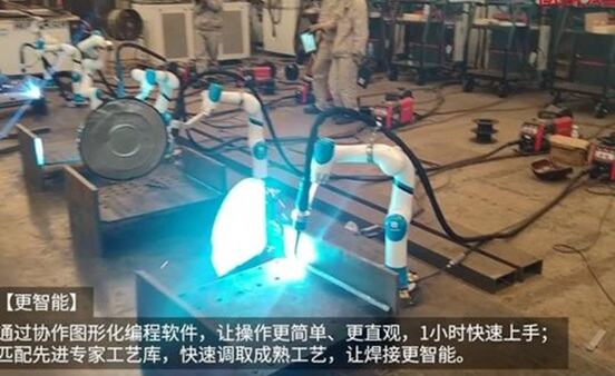 galaxy銀河協作焊接典型應用：建筑鋼構行業焊接集群